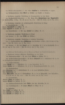 Kaiserlich-königliches Armee-Verordnungsblatt: Personal-Angelegenheiten 19170102 Seite: 15