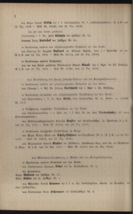 Kaiserlich-königliches Armee-Verordnungsblatt: Personal-Angelegenheiten 19170102 Seite: 2