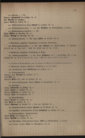 Kaiserlich-königliches Armee-Verordnungsblatt: Personal-Angelegenheiten 19170104 Seite: 11