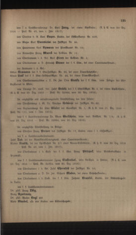 Kaiserlich-königliches Armee-Verordnungsblatt: Personal-Angelegenheiten 19170108 Seite: 15