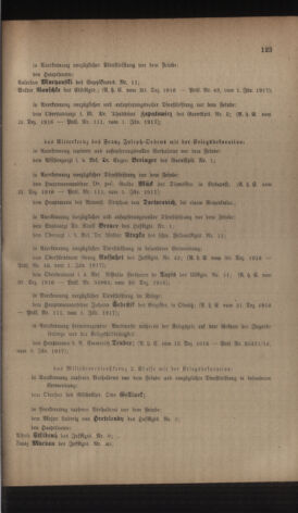 Kaiserlich-königliches Armee-Verordnungsblatt: Personal-Angelegenheiten 19170108 Seite: 3