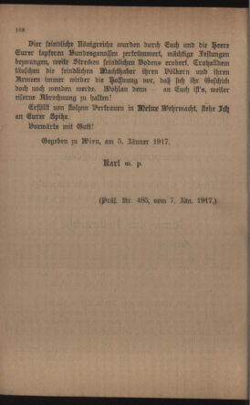 Kaiserlich-königliches Armee-Verordnungsblatt: Personal-Angelegenheiten 19170108 Seite: 48