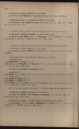 Kaiserlich-königliches Armee-Verordnungsblatt: Personal-Angelegenheiten 19170110 Seite: 2