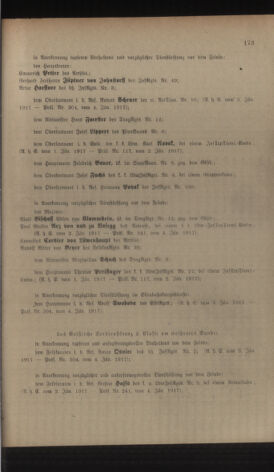 Kaiserlich-königliches Armee-Verordnungsblatt: Personal-Angelegenheiten 19170110 Seite: 5