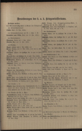 Kaiserlich-königliches Armee-Verordnungsblatt: Personal-Angelegenheiten 19170113 Seite: 27