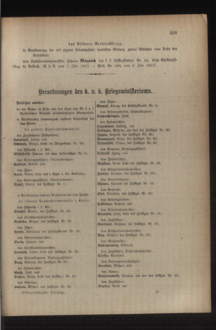 Kaiserlich-königliches Armee-Verordnungsblatt: Personal-Angelegenheiten 19170116 Seite: 17