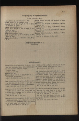 Kaiserlich-königliches Armee-Verordnungsblatt: Personal-Angelegenheiten 19170120 Seite: 19