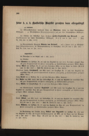 Kaiserlich-königliches Armee-Verordnungsblatt: Personal-Angelegenheiten 19170120 Seite: 2