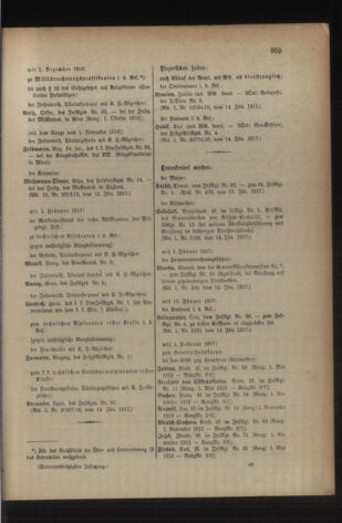 Kaiserlich-königliches Armee-Verordnungsblatt: Personal-Angelegenheiten 19170120 Seite: 9