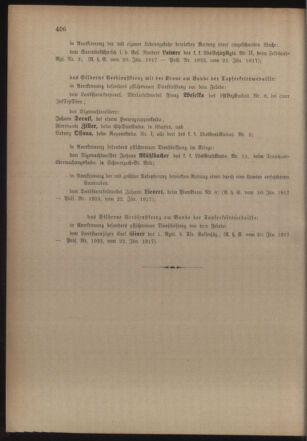 Kaiserlich-königliches Armee-Verordnungsblatt: Personal-Angelegenheiten 19170127 Seite: 18