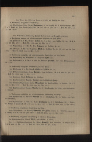 Kaiserlich-königliches Armee-Verordnungsblatt: Personal-Angelegenheiten 19170127 Seite: 3