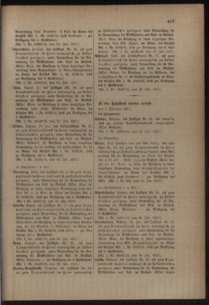 Kaiserlich-königliches Armee-Verordnungsblatt: Personal-Angelegenheiten 19170127 Seite: 71