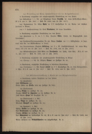 Kaiserlich-königliches Armee-Verordnungsblatt: Personal-Angelegenheiten 19170129 Seite: 2