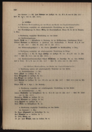 Kaiserlich-königliches Armee-Verordnungsblatt: Personal-Angelegenheiten 19170131 Seite: 12