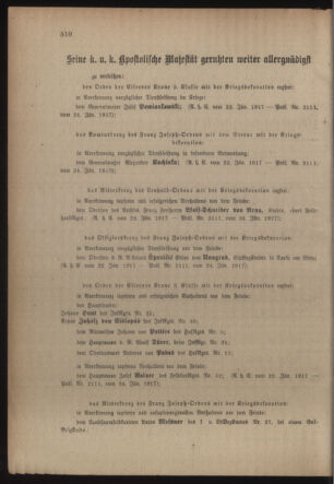 Kaiserlich-königliches Armee-Verordnungsblatt: Personal-Angelegenheiten 19170131 Seite: 2