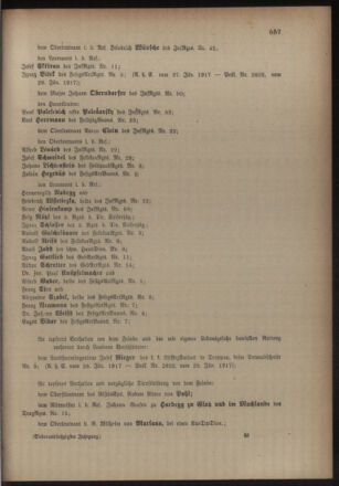 Kaiserlich-königliches Armee-Verordnungsblatt: Personal-Angelegenheiten 19170203 Seite: 9