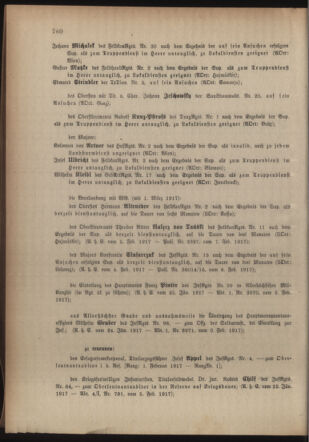 Kaiserlich-königliches Armee-Verordnungsblatt: Personal-Angelegenheiten 19170210 Seite: 38