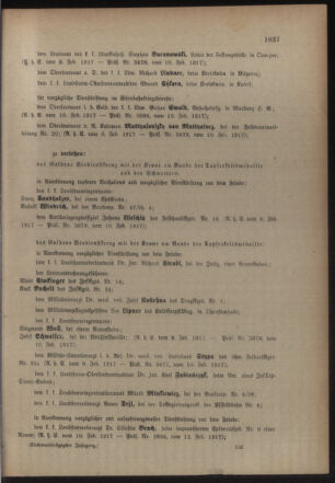 Kaiserlich-königliches Armee-Verordnungsblatt: Personal-Angelegenheiten 19170222 Seite: 9