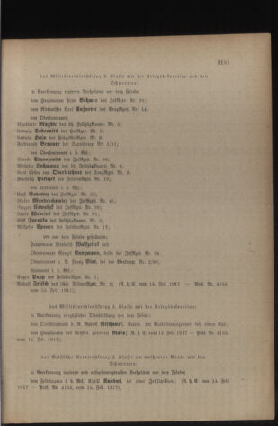 Kaiserlich-königliches Armee-Verordnungsblatt: Personal-Angelegenheiten 19170224 Seite: 3