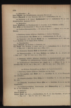 Kaiserlich-königliches Armee-Verordnungsblatt: Personal-Angelegenheiten 19170314 Seite: 22