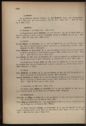 Kaiserlich-königliches Armee-Verordnungsblatt: Personal-Angelegenheiten 19170317 Seite: 40