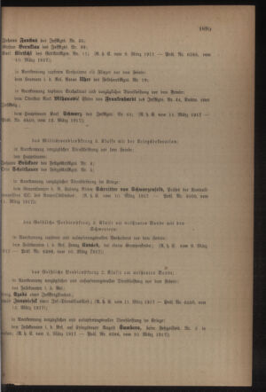 Kaiserlich-königliches Armee-Verordnungsblatt: Personal-Angelegenheiten 19170319 Seite: 5