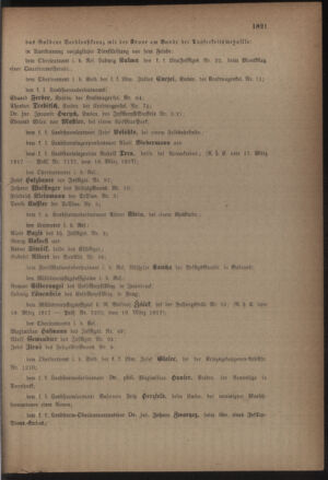 Kaiserlich-königliches Armee-Verordnungsblatt: Personal-Angelegenheiten 19170326 Seite: 13