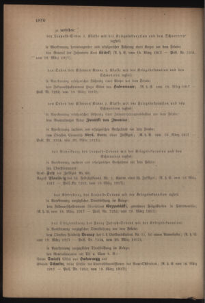 Kaiserlich-königliches Armee-Verordnungsblatt: Personal-Angelegenheiten 19170326 Seite: 2