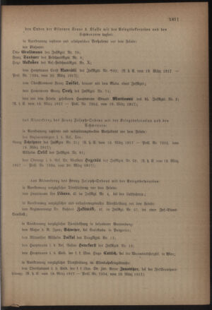 Kaiserlich-königliches Armee-Verordnungsblatt: Personal-Angelegenheiten 19170326 Seite: 3