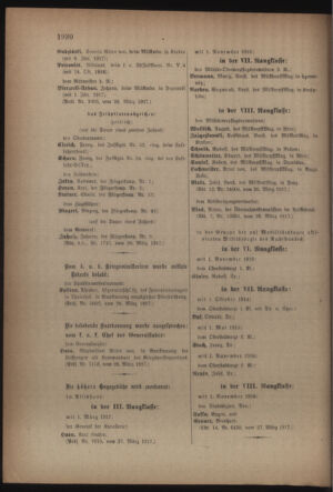 Kaiserlich-königliches Armee-Verordnungsblatt: Personal-Angelegenheiten 19170331 Seite: 52