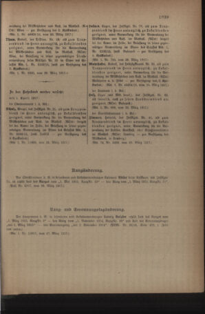 Kaiserlich-königliches Armee-Verordnungsblatt: Personal-Angelegenheiten 19170331 Seite: 61