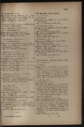 Kaiserlich-königliches Armee-Verordnungsblatt: Personal-Angelegenheiten 19170414 Seite: 53