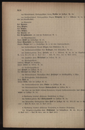 Kaiserlich-königliches Armee-Verordnungsblatt: Personal-Angelegenheiten 19170418 Seite: 18