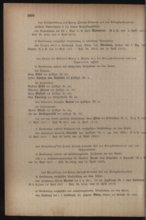 Kaiserlich-königliches Armee-Verordnungsblatt: Personal-Angelegenheiten 19170418 Seite: 2