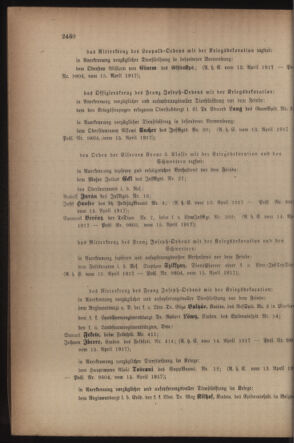 Kaiserlich-königliches Armee-Verordnungsblatt: Personal-Angelegenheiten 19170421 Seite: 2