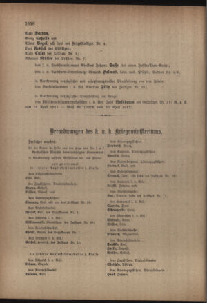 Kaiserlich-königliches Armee-Verordnungsblatt: Personal-Angelegenheiten 19170425 Seite: 6