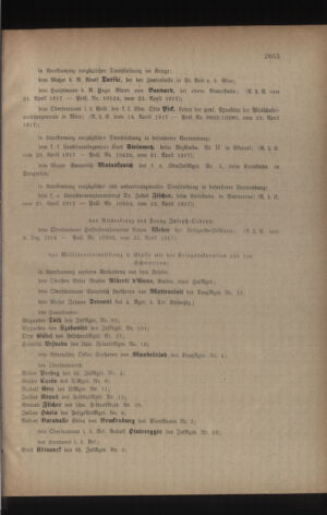 Kaiserlich-königliches Armee-Verordnungsblatt: Personal-Angelegenheiten 19170428 Seite: 3