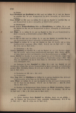 Kaiserlich-königliches Armee-Verordnungsblatt: Personal-Angelegenheiten 19170428 Seite: 58