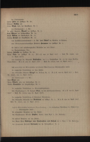 Kaiserlich-königliches Armee-Verordnungsblatt: Personal-Angelegenheiten 19170428 Seite: 7