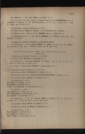 Kaiserlich-königliches Armee-Verordnungsblatt: Personal-Angelegenheiten 19170430 Seite: 3