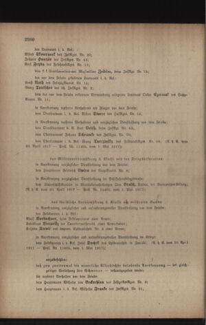 Kaiserlich-königliches Armee-Verordnungsblatt: Personal-Angelegenheiten 19170507 Seite: 38