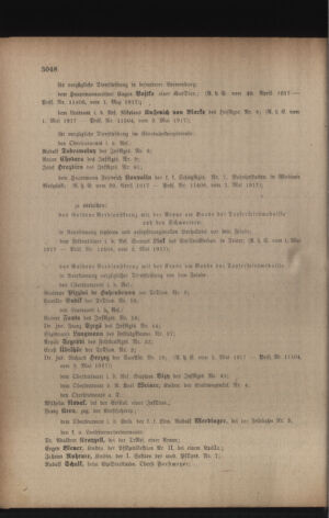 Kaiserlich-königliches Armee-Verordnungsblatt: Personal-Angelegenheiten 19170509 Seite: 12