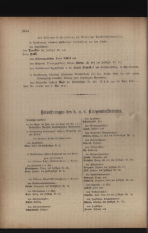 Kaiserlich-königliches Armee-Verordnungsblatt: Personal-Angelegenheiten 19170509 Seite: 18