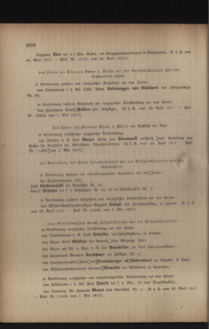 Kaiserlich-königliches Armee-Verordnungsblatt: Personal-Angelegenheiten 19170509 Seite: 2