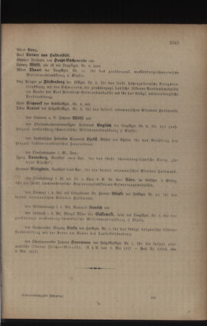 Kaiserlich-königliches Armee-Verordnungsblatt: Personal-Angelegenheiten 19170514 Seite: 17