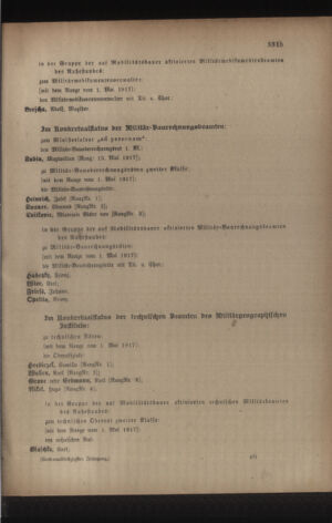 Kaiserlich-königliches Armee-Verordnungsblatt: Personal-Angelegenheiten 19170517 Seite: 129