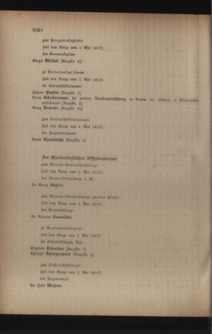 Kaiserlich-königliches Armee-Verordnungsblatt: Personal-Angelegenheiten 19170517 Seite: 134