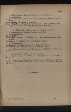 Kaiserlich-königliches Armee-Verordnungsblatt: Personal-Angelegenheiten 19170521 Seite: 17