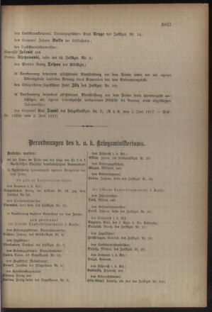 Kaiserlich-königliches Armee-Verordnungsblatt: Personal-Angelegenheiten 19170609 Seite: 15