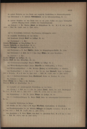 Kaiserlich-königliches Armee-Verordnungsblatt: Personal-Angelegenheiten 19170618 Seite: 15